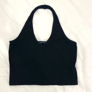 Brandy Melville Black Halter Top